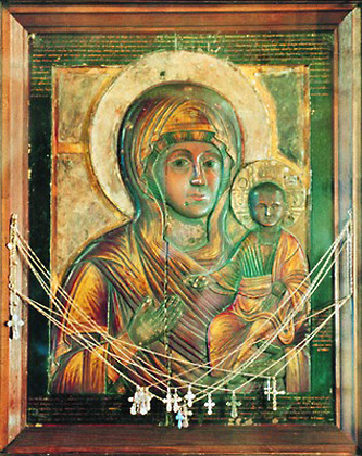 Иконы Божией Матери "Влахернская" (принесена в Россию в 1654 г.)