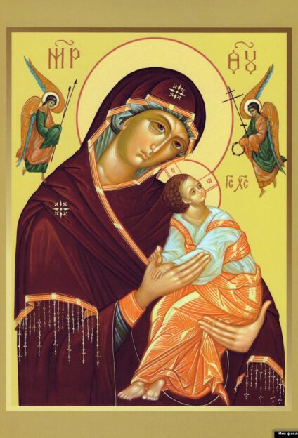 Икона Богородицы Страстная (Икона Божьей Матери, именуемая "Страстная") (1641)