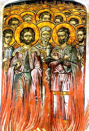 Мучеников 20 000, в Никомидии в церкви сожженных, и прочих, там же вне церкви пострадавших: св.муч. Гликерия, пресвит.муч. Зинона, св.муч. Феофила, муч.Мардония, св.муч. Мигдония, муч. Горгония, муч. Петра, муч. Евфимия, пр.муч. Агафии, муч. Феофилы и иных