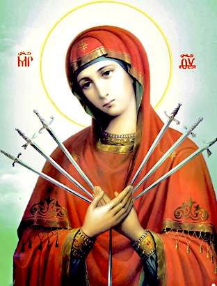 Икона Богородицы Симеоново проречение (Икона Божьей Матери, именуемая «Умягчение злых сердец» -"Симеоново проречение")