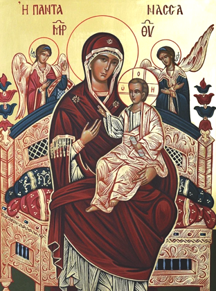 Иконы Божией Матери "Всецарица" (Пантанасса)