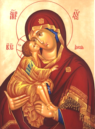 Донской иконы Божией Матери (празднество установлено в память избавления Москвы от татар в 1591 г.), (Икона Божьей Матери, именуемая «Донская»)