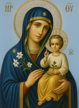 Икона Божией Матери Неувядаемый Цвет