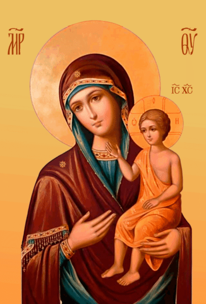 Икона Божией Матери "Воспитание"